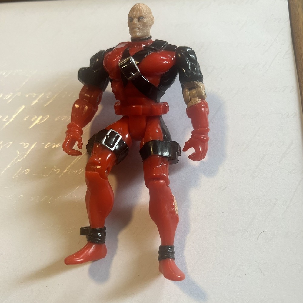 TOY BIZ 1996  MARVEL ACTION FIGURE - DEAD POOL UNMASKED